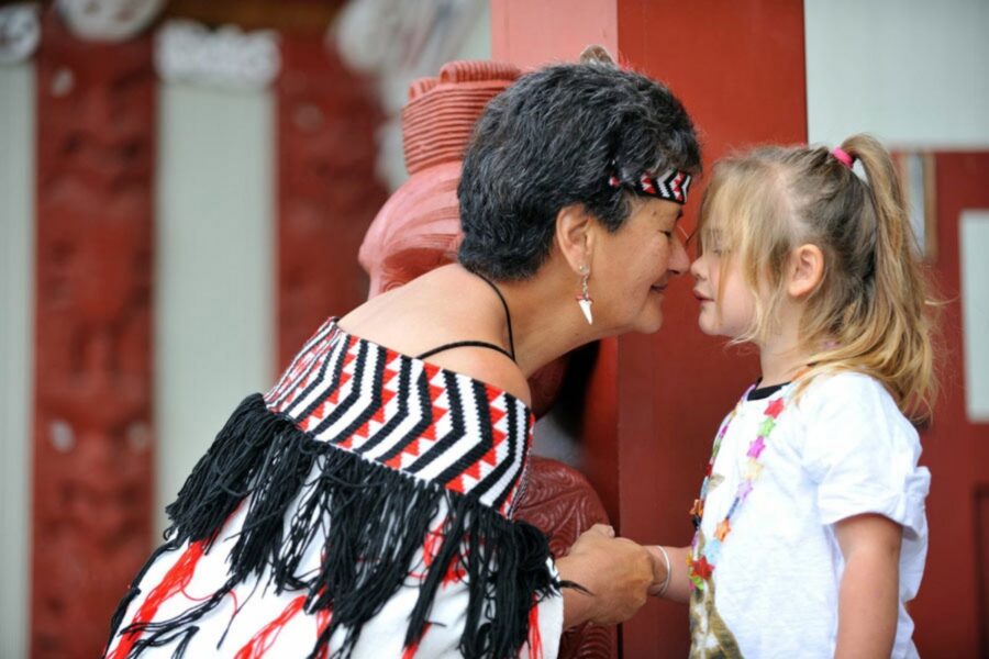 an interactive Maori experience--top tips for traveling with kids in New Zealand
